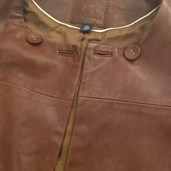 Banana Republic leather Jacket - Picture 2 of 10